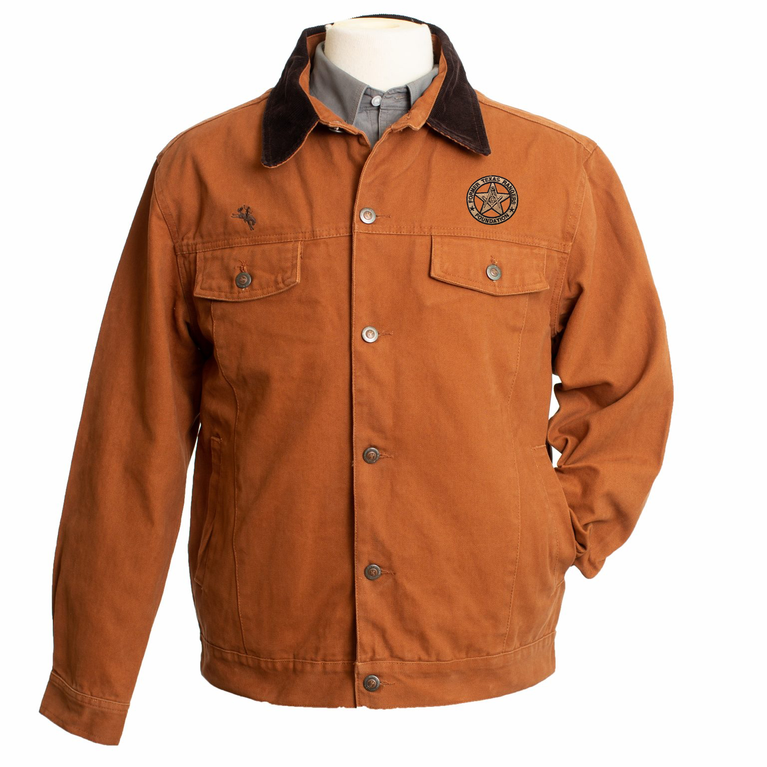 Pacos belted cotton canvas jacket