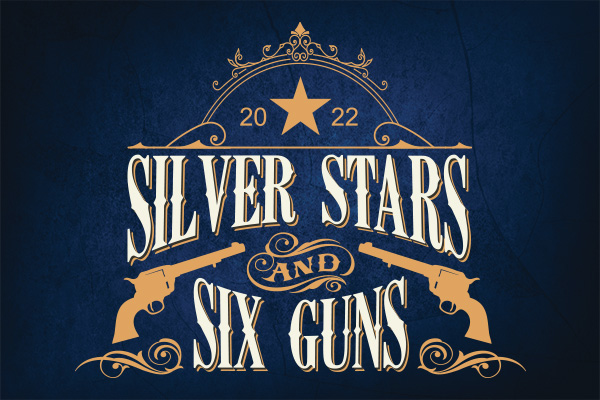 2022 Siver Stars and Six Guns Gala Logo