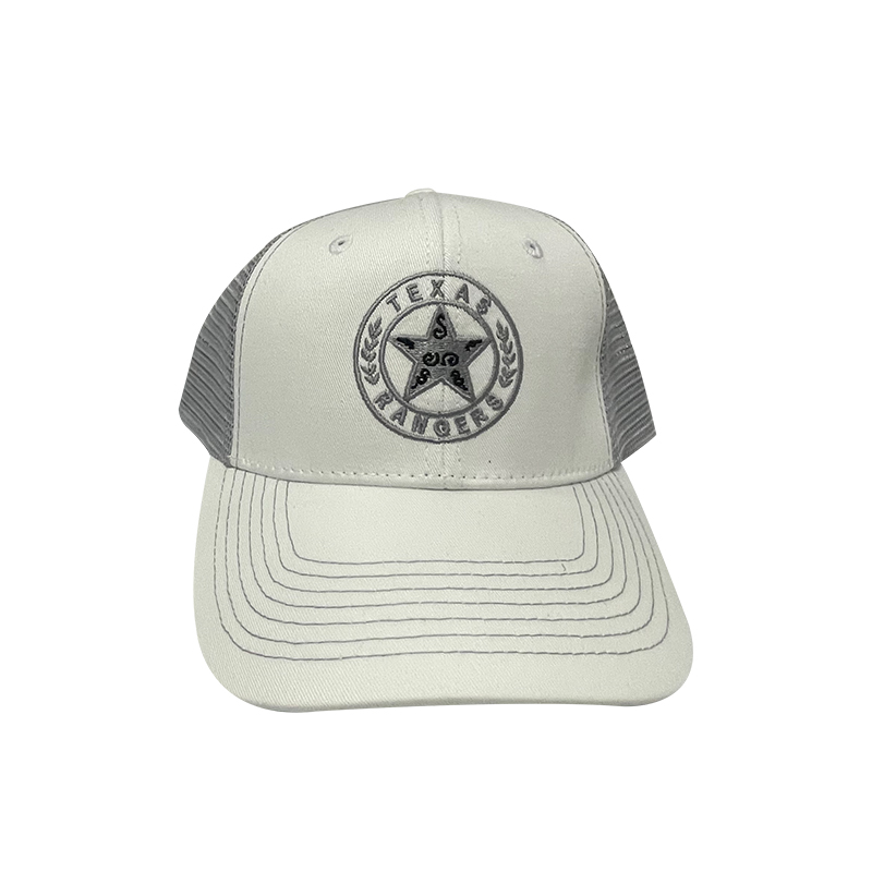 Texas Rangers Mesh Back Ball Cap – White/Gray – Former Texas Rangers  Foundation
