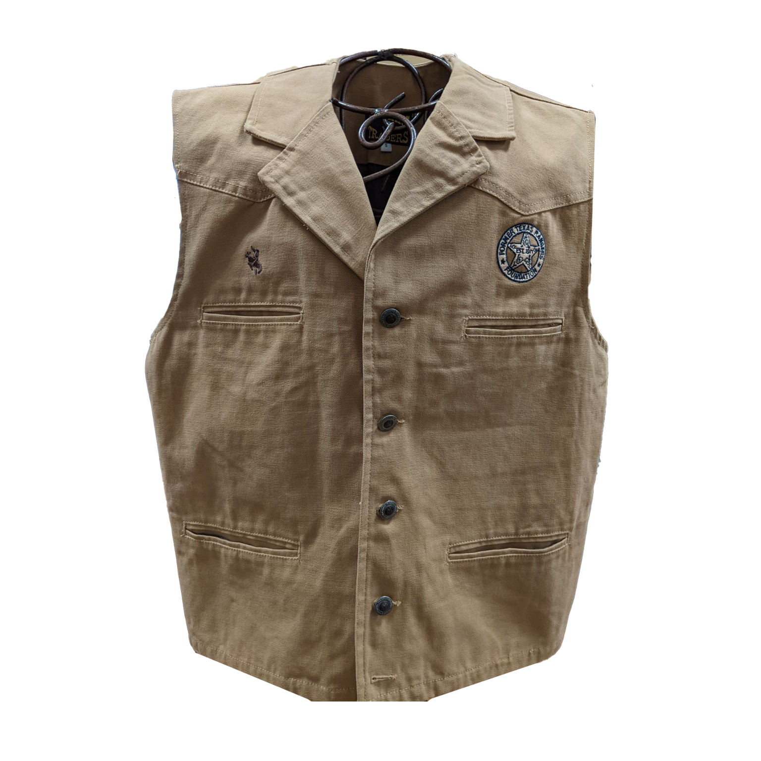 Bronco Vest Canvas – ﻿﻿﻿﻿Non Concealed – Former Texas Rangers Foundation