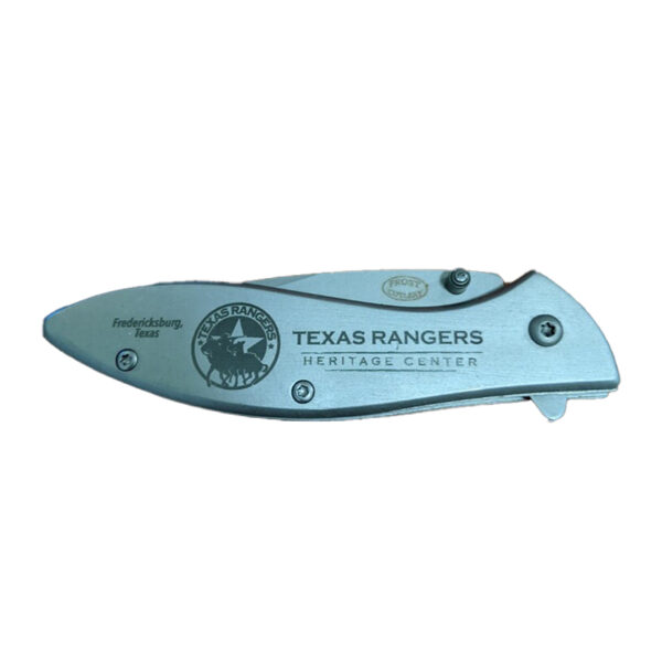 Texas Ranger Knife - Silver/Black