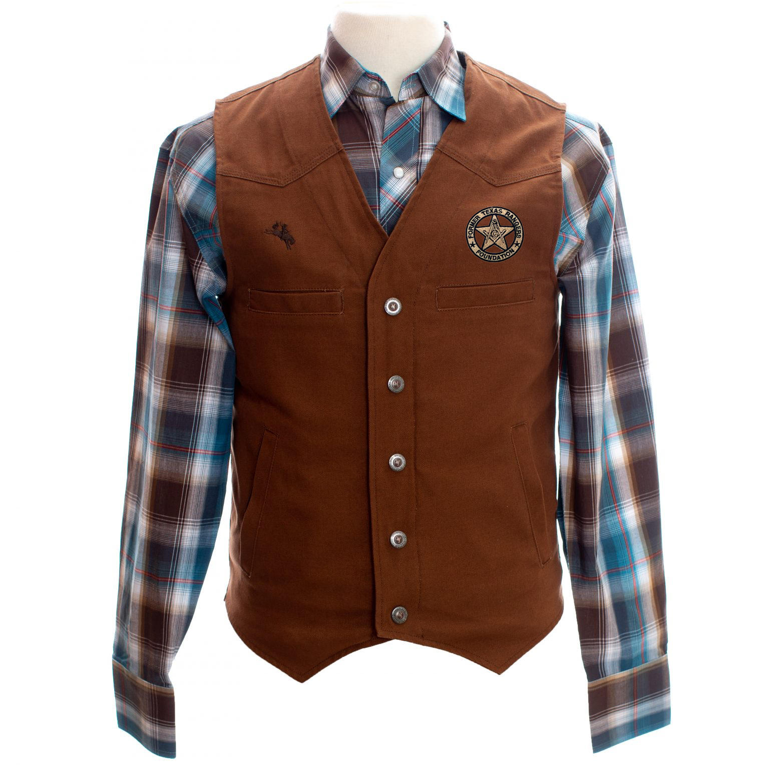 Twill Western Shirt (With Pearl Snaps) - Wyoming Traders
