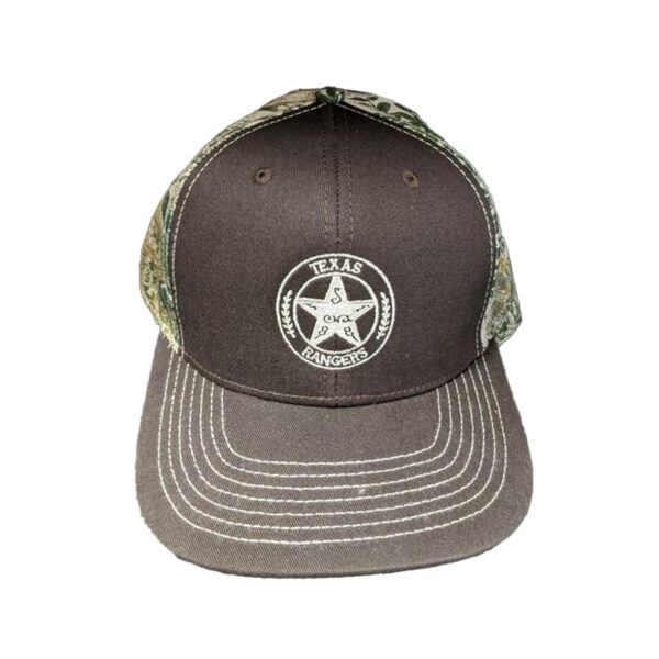 Texas Rangers Camo Hat with White Logo