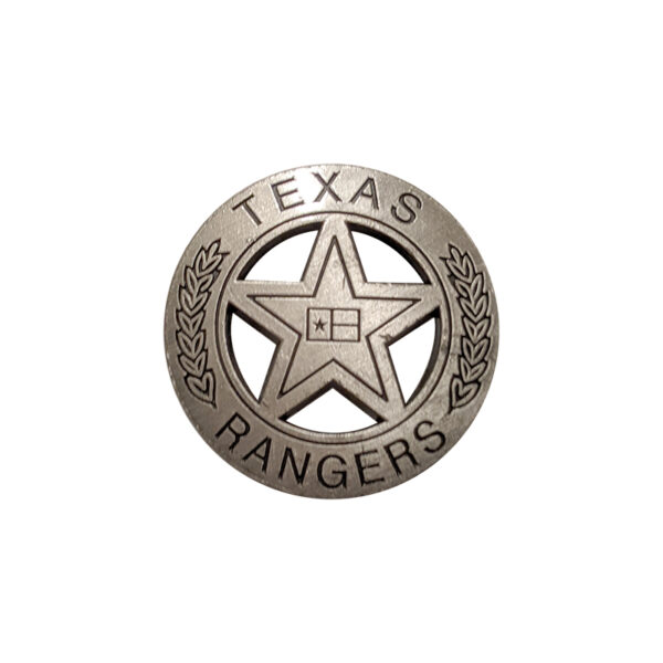 Silver Stainless Texas Rangers Conchos Front
